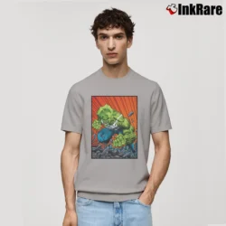 Men’s Savage Dragon Comic Inspired Classic T-Shirt in sport grey | Soft, Breathable Everyday Wear