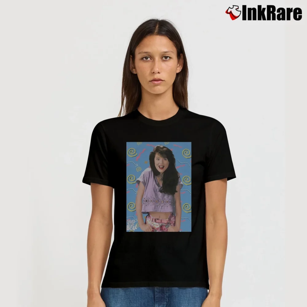 Women’s Saved By The Bell Kelly Kapowski T-Shirt in black | Soft, Flattering Fit