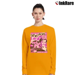 Women’s Say No More Mon Amour Long-Sleeve Top in orange | Sleek, Versatile, All-Season