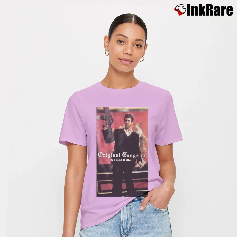 Women’s Scarface Serial Killer Original Gangster T-Shirt in light pink | Soft, Flattering Fit