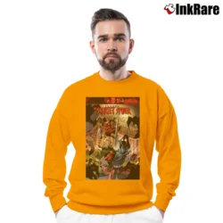 Men’s Scarlet Spider Spiderman Marvel Crewneck Sweatshirt in orange | Cozy Fabric, Clean Style