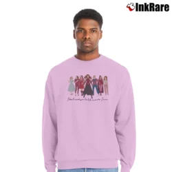Men’s Scarlet Witch 2021 Wanda Maximoff Marvel Wandavision Crewneck Sweatshirt in light pink | Cozy Fabric, Clean Style
