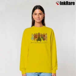 Women’s Scarlet Witch 2021 Wanda Maximoff Marvel Wandavision Relaxed Sweatshirt in yellow | Soft, Laid-Back Vibe