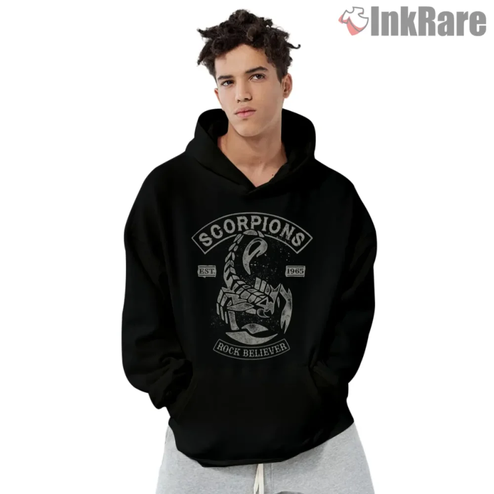 Scorpions Rock Believer Biker Est 1965 Shirt