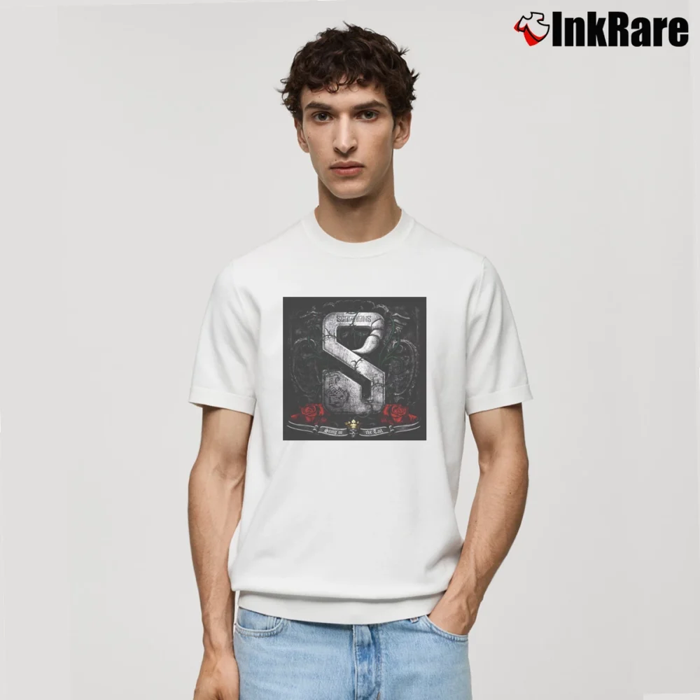 Men’s Scorpions Sting In The Tail Music Classic T-Shirt in white | Soft, Breathable Everyday Wear
