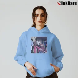 Women’s Scott Hall Friend Of The Shorties Cozy Hoodie in light blue | Warm, Structured, Stylish