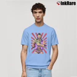 Men’s Scott Hall Razor Ramon Wrestling for WWE Fans Classic T-Shirt in light blue | Soft, Breathable Everyday Wear
