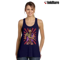 Women’s Scott Hall Razor Ramon Wrestling for WWE Fans Tank Top in navy | Lightweight, Movement-Friendly