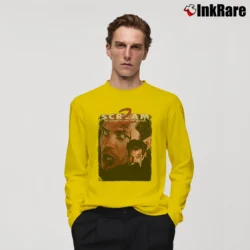 Men’s Scream 2 Mickey Altieri Horror Movie Long-Sleeve Shirt in yellow | Sleek, Lightweight, Year-Round Wear