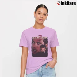Women’s Scream 2 Mickey Altieri Horror Movie Signature T-Shirt in light pink | Soft, Flattering Fit