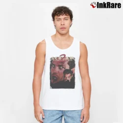 Men’s Scream 2 Mickey Altieri Horror Movie Tank Top in white | Breathable, Active-Friendly Design