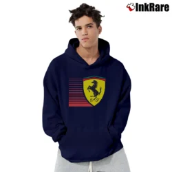 Men’s Scuderia Ferrari Big Shield Racing Pullover Hoodie in navy | Cozy, Durable, Modern Fit