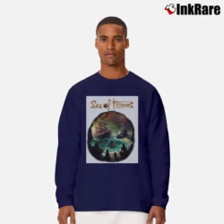 Men’s Sea Of Thieves Merch Long-Sleeve Shirt in navy | Sleek, Lightweight, Year-Round Wear