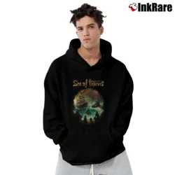 Men’s Sea Of Thieves Merch Pirate Pullover Hoodie in black | Cozy, Durable, Modern Fit