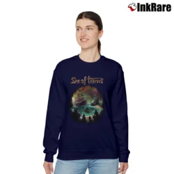 Women’s Sea Of Thieves Merch Pirate Relaxed Sweatshirt in navy | Soft, Laid-Back Vibe