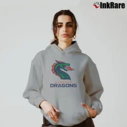 Women’s Seattle Dragons Xfl Football League Vintage Cozy Hoodie in sport grey | Warm, Structured, Stylish