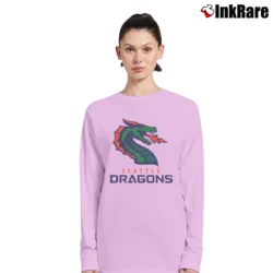 Women’s Seattle Dragons Xfl Football League Vintage Long-Sleeve Top in light pink | Sleek, Versatile, All-Season