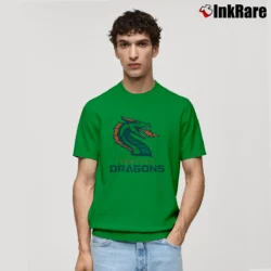 Men’s Seattle Dragons Xfl Football League Vintage Classic T-Shirt in irish green | Soft, Breathable Everyday Wear