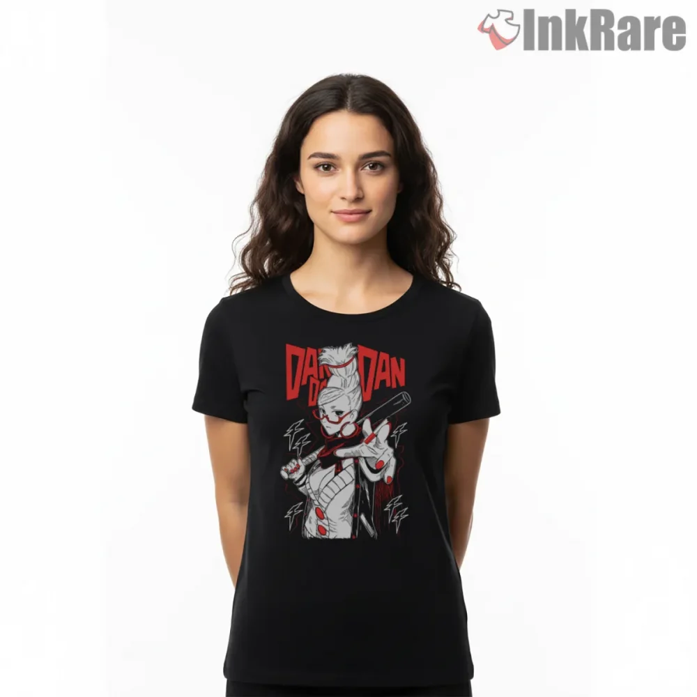Seiko Ayase Occult Warrior Anime Graphic Shirt on black short sleeve shirt for women graphic tee