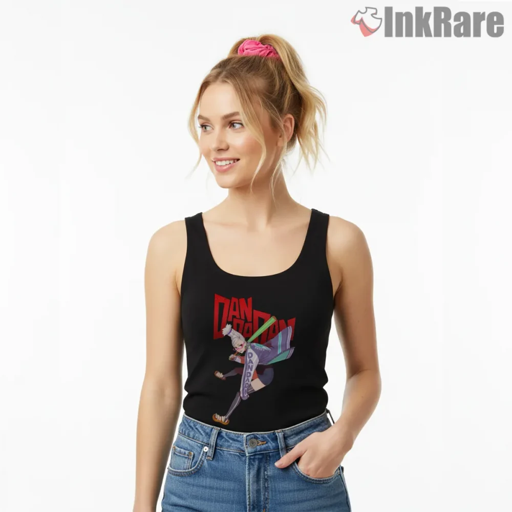 Seiko Ayase Psychic Action Anime Hero Shirt on black tank top for women graphic tee