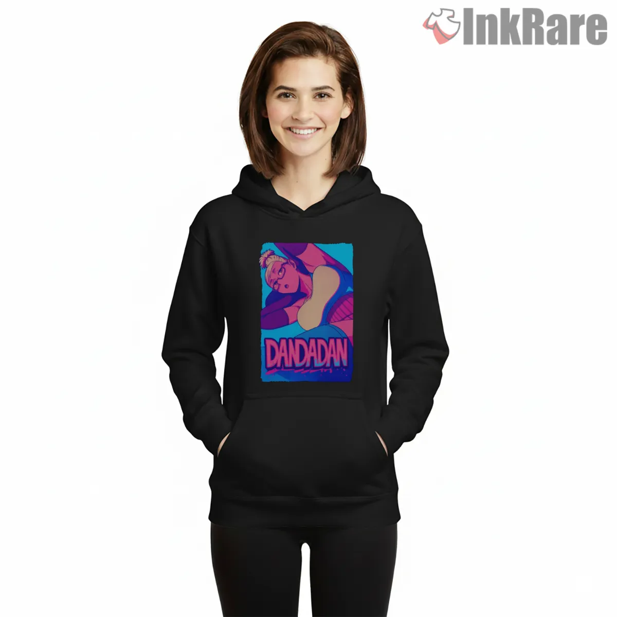 Seiko Ayase Vaporwave Anime Portrait Hoodie Black Seiko Ayase Vaporwave Anime Portrait Shirt on black hoodie for women graphic tee