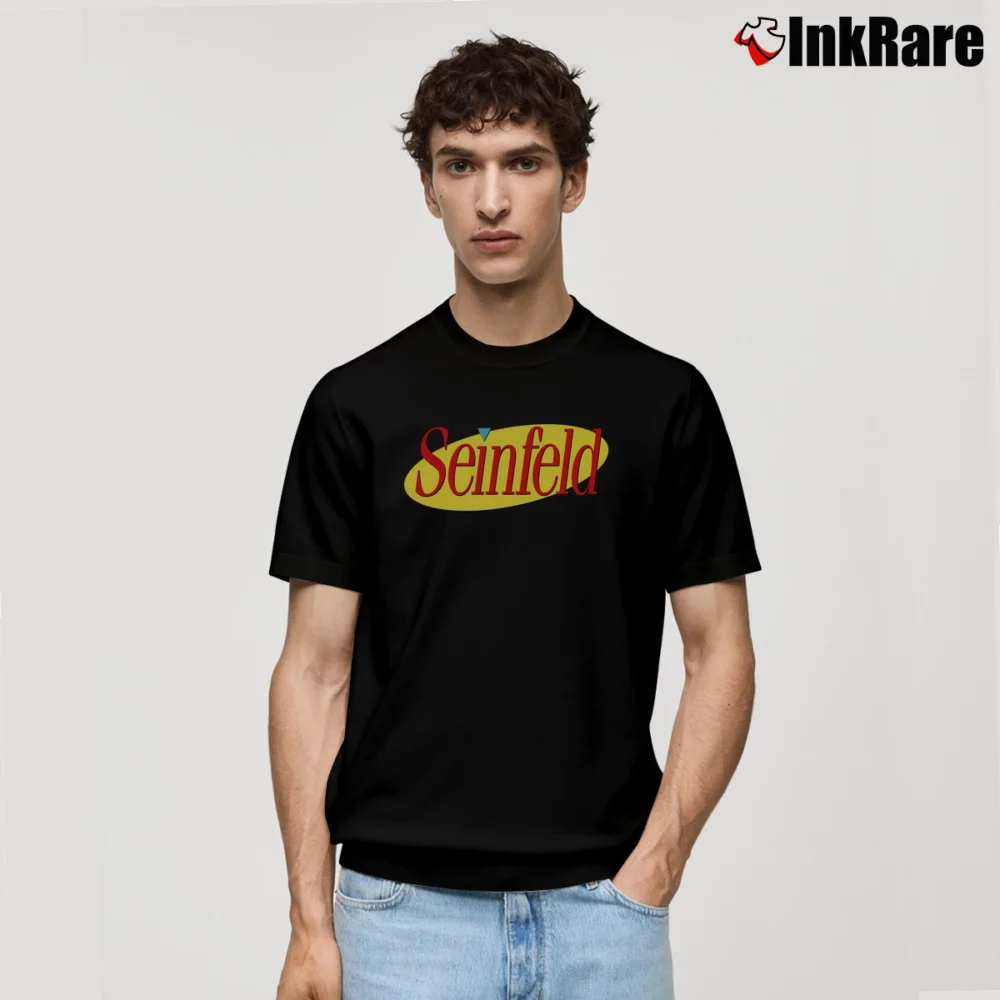 Men’s Seinfeld Logo Classic T-Shirt in black | Soft, Breathable Everyday Wear