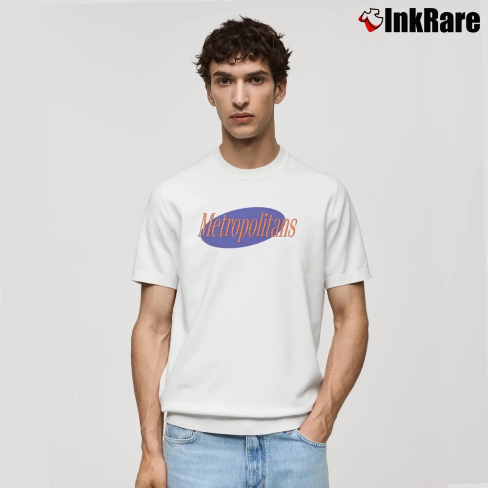 Men’s Seinfeld Mets Classic T-Shirt in white | Soft, Breathable Everyday Wear