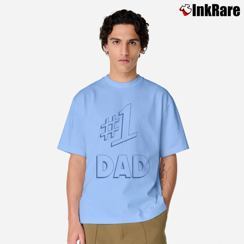 Men’s Seinfeld number one Dad Classic T-Shirt in light blue | Soft, Breathable Everyday Wear