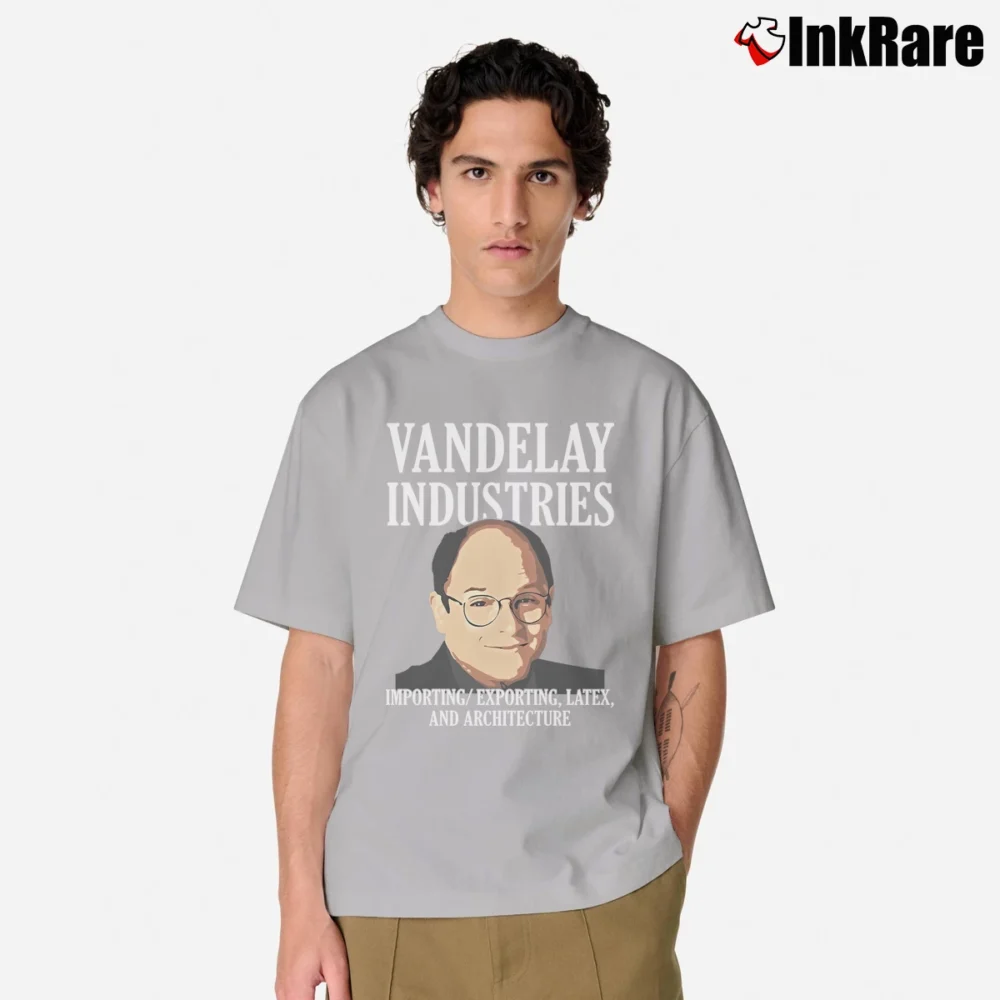 Men’s Seinfeld Vandelay Industries George Costanza Classic T-Shirt in sport grey | Soft, Breathable Everyday Wear