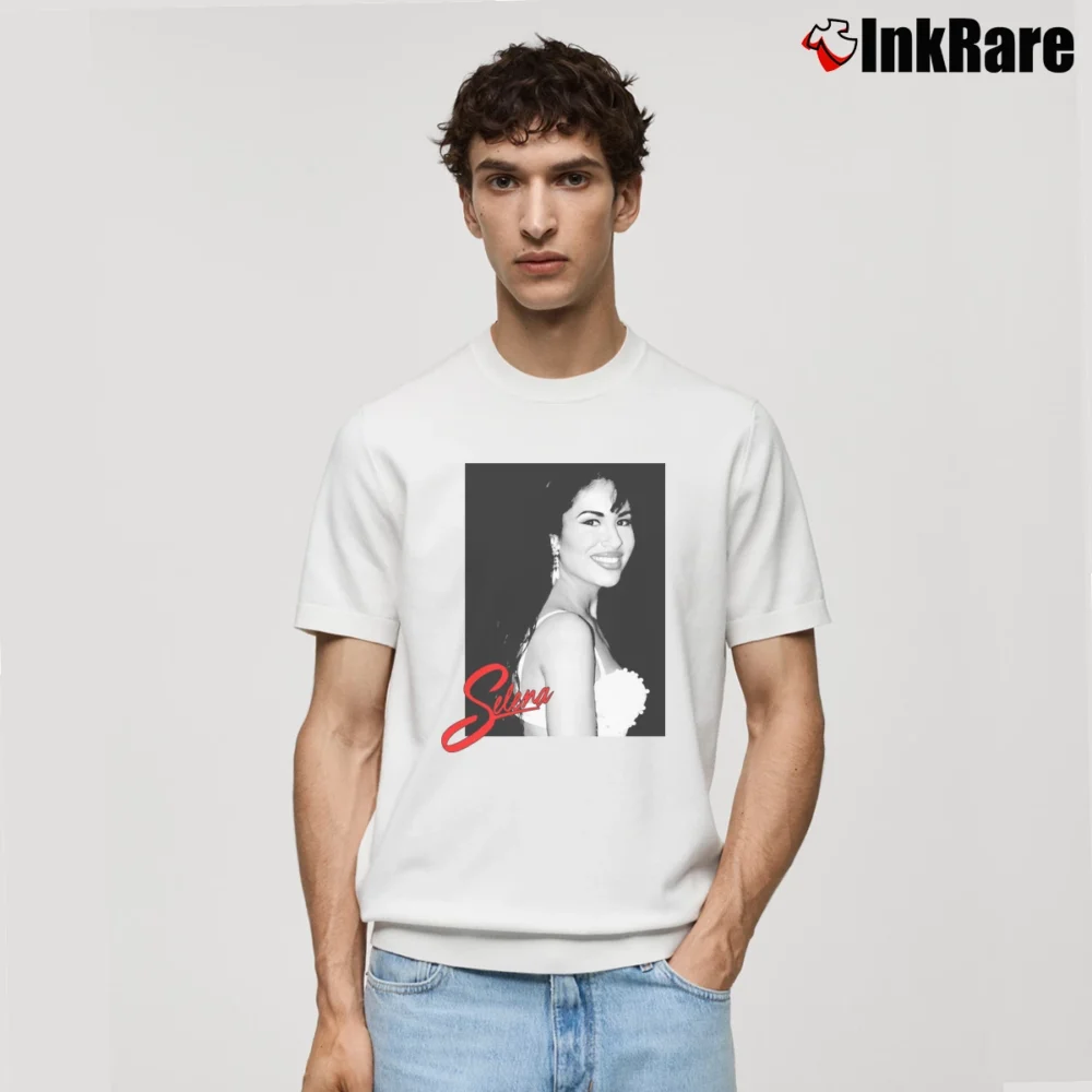 Men’s Selena Latin Artist Classic T-Shirt in white | Soft, Breathable Everyday Wear