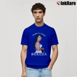 Men’s Selena Quintanilla Como La Flor Classic T-Shirt in royal blue | Soft, Breathable Everyday Wear