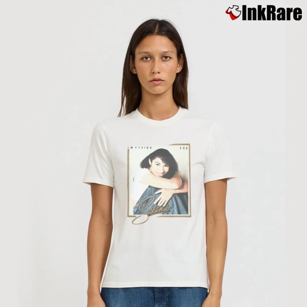 Women’s Selena Quintanilla T-Shirt in white | Soft, Flattering Fit