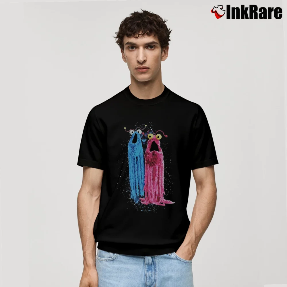 Men’s Sesame Street Yip Yips Dripping Head Classic T-Shirt in black | Soft, Breathable Everyday Wear