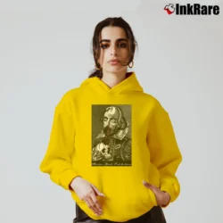 Women’s Shakespeare Zombie Kawaii Graphic Cozy Hoodie in yellow | Warm, Structured, Stylish