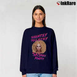 Women’s Shantay You Stay RuPaul Drag Race Relaxed Sweatshirt in navy | Soft, Laid-Back Vibe