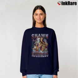 Women’s Shawn Michaels Heartbreak Kid Vintage Bootleg Relaxed Sweatshirt in navy | Soft, Laid-Back Vibe