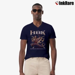 Men’s Shawn Michaels The Heartbreak Kid V-Neck Tee in navy | Sharp, Breathable, Everyday Staple