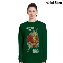 Women’s Shazam Classic Long-Sleeve Top in forest green | Sleek, Versatile, All-Season