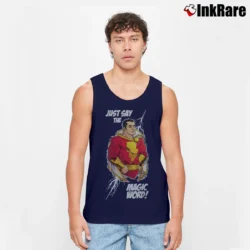 Men’s Shazam Classic Tank Top in navy | Breathable, Active-Friendly Design