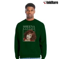 Men’s sheena easton 80s retro pop icon vintage Crewneck Sweatshirt in forest green | Cozy Fabric, Clean Style