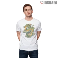 Shenron Eternal Dragon Mystic Wish Shirt on white short sleeve shirt for men graphic tee