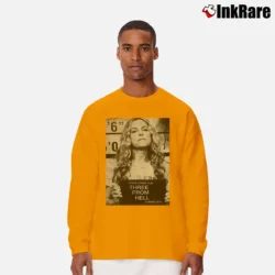 Men’s Sheri Moon Zombie Three From Hell Long-Sleeve Shirt in orange | Sleek, Lightweight, Year-Round Wear