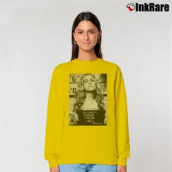 Women’s Sheri Moon Zombie Three From Hell Relaxed Sweatshirt in yellow | Soft, Laid-Back Vibe