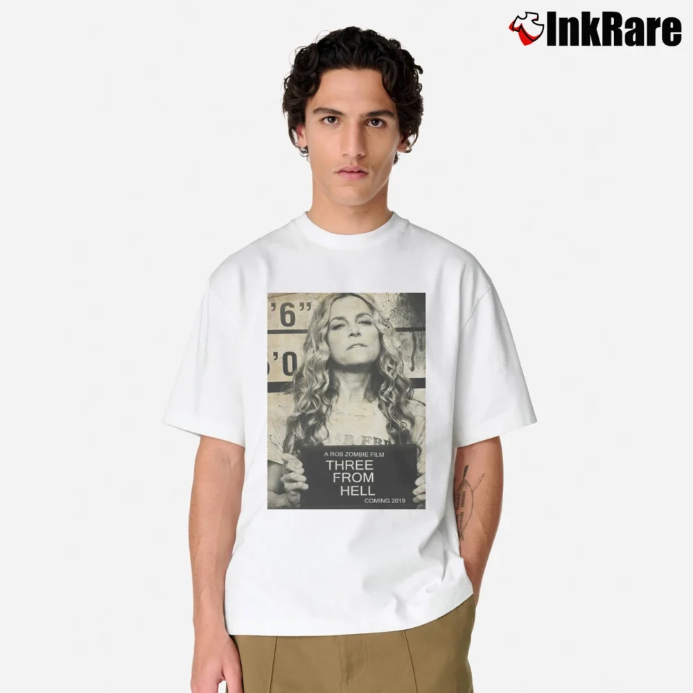 Men’s Sheri Moon Zombie Three From Hell Classic T-Shirt in white | Soft, Breathable Everyday Wear