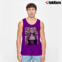 Men’s Sheri Moon Zombie Three From Hell Tank Top in purple | Breathable, Active-Friendly Design
