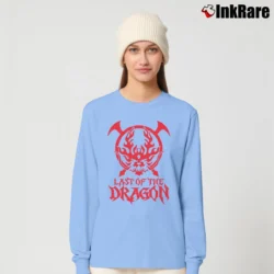 Women’s Shingo Takagi Last Of The Dragon Wrestling Long-Sleeve Top in light blue | Sleek, Versatile, All-Season