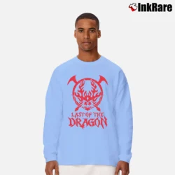 Men’s Shingo Takagi Last Of The Dragon Wrestling Long-Sleeve Shirt in light blue | Sleek, Lightweight, Year-Round Wear