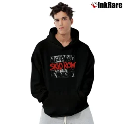 Men’s Shop Vintage 1989 Skid Row for Rock Fans Pullover Hoodie in black | Cozy, Durable, Modern Fit
