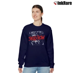 Women’s Shop Vintage 1989 Skid Row for Rock Fans Relaxed Sweatshirt in navy | Soft, Laid-Back Vibe