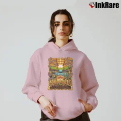 Women’s Shpongle Red Rocks 2019 Music Cozy Hoodie in light pink | Warm, Structured, Stylish